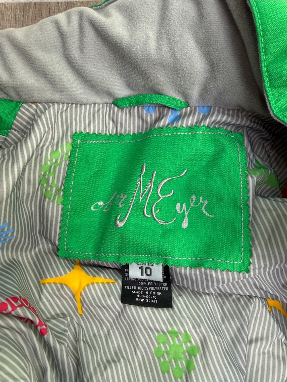 Obermeyer Vivid Green Hooded Utility Jacket - Picture 5 of 6